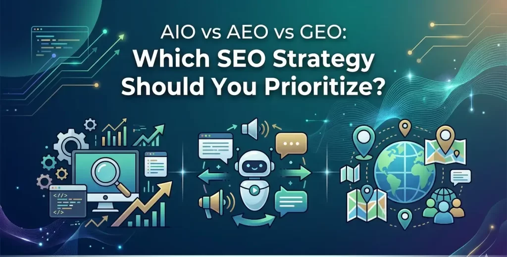 AIO vs AEO vs GEO