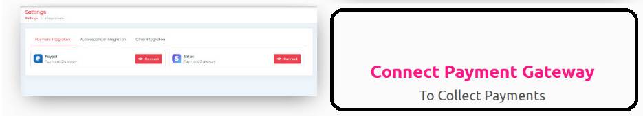 Connecting payment gateway with marketpresso platofrm