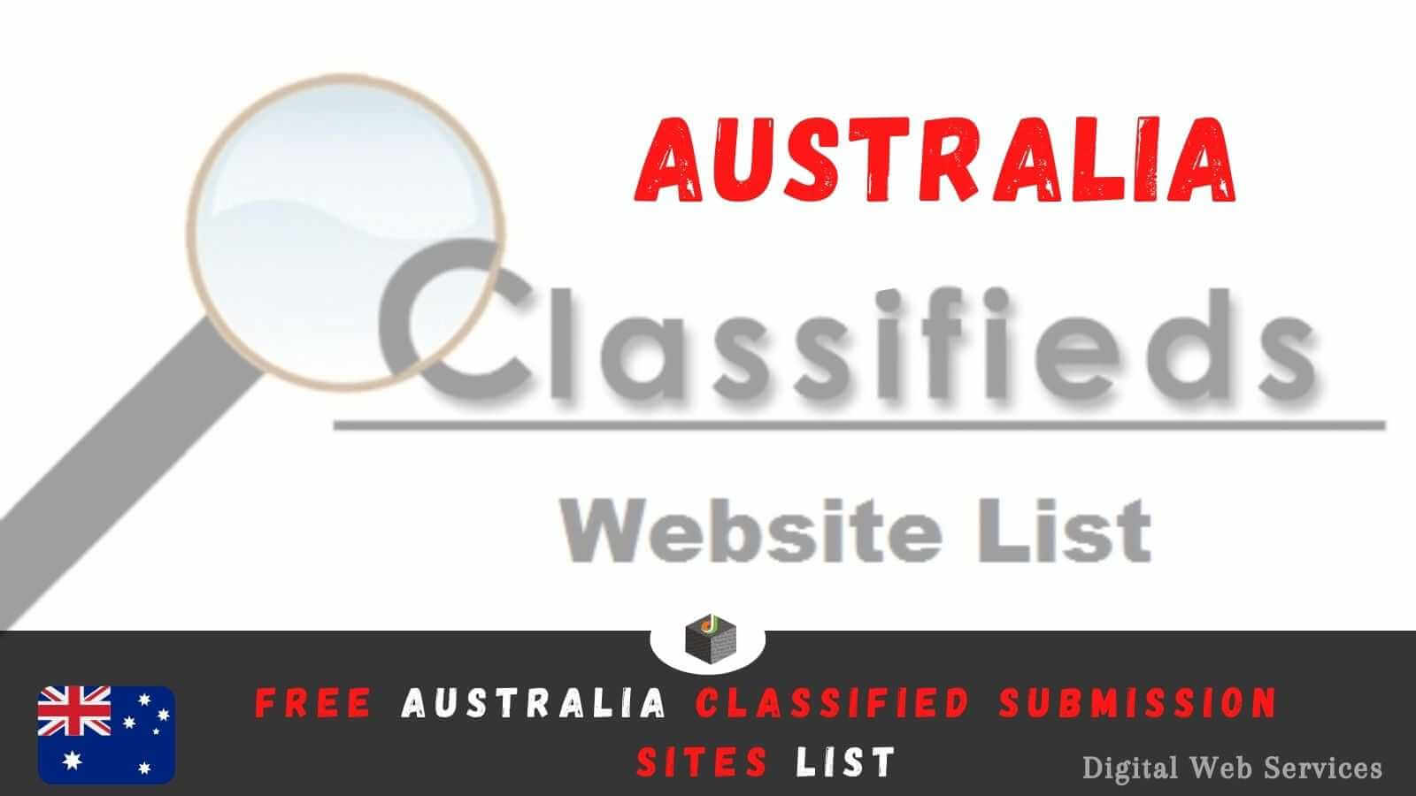 Free Australia Classified Submission Sites List