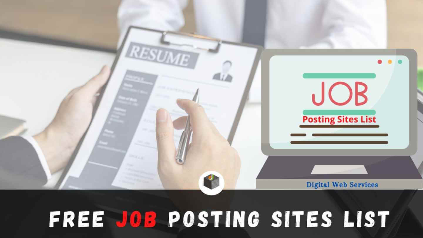 Free Job Posting Sites List