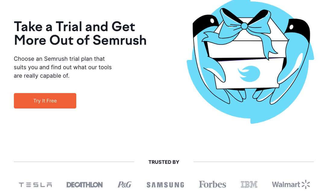 Get Started With SEMrush Free Trial