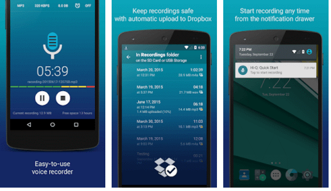 Hi-Q-MP3-Voice-Recorder-App