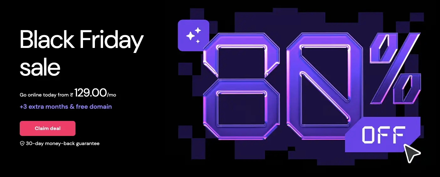 Hostinger Black Friday Sale