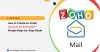 How to Create an Email Account on Zoho Mail