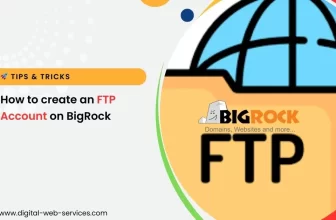 How to Create an FTP Account on BigRock