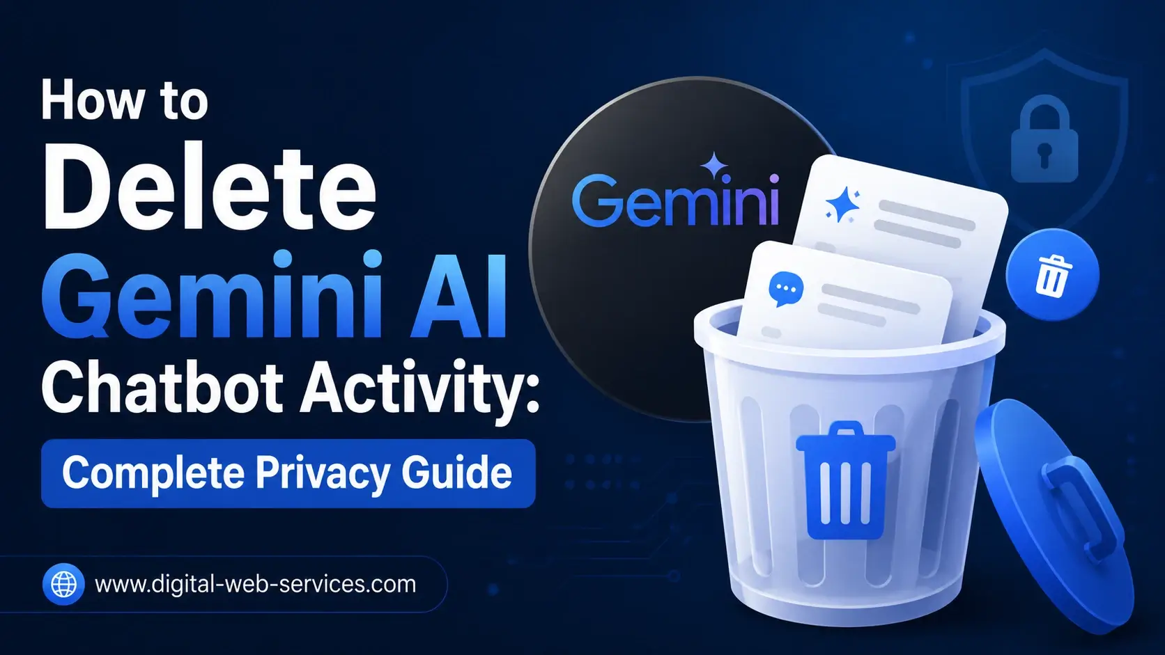 How to Delete Gemini AI Chatbot Activity