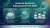 How to Remove Password from PDF