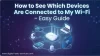 How to See Which Devices Are Connected to My Wi-Fi