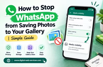 How to Stop WhatsApp from Saving Photos