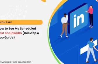 How to see my scheduled post on Linkedin