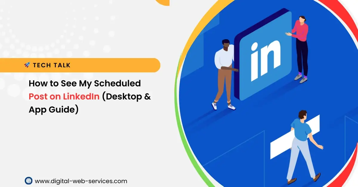 How to see my scheduled post on Linkedin