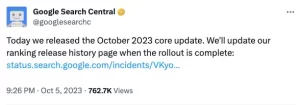 October 2023 broad core update