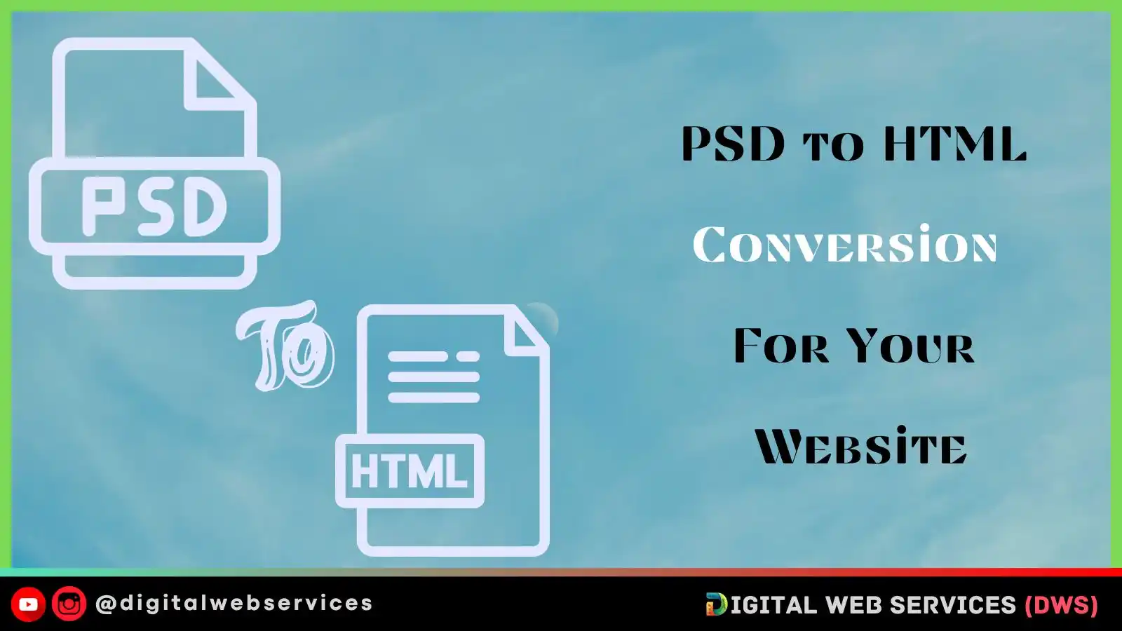 PSD to HTML Conversion