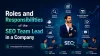 Roles and Responsibilities of the SEO Team Lead in a Company