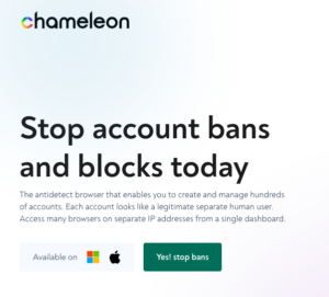 Features of Chameleon Mode