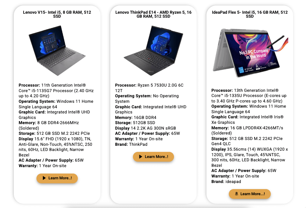 Lenovo Laptop Offers