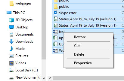 Search “Recycle Bin” To Restore Deleted Files