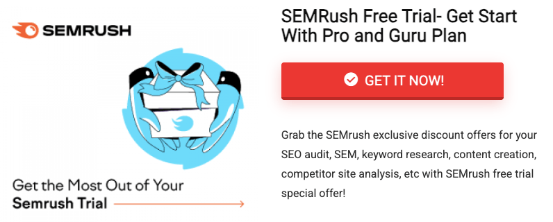 Semrush free trial