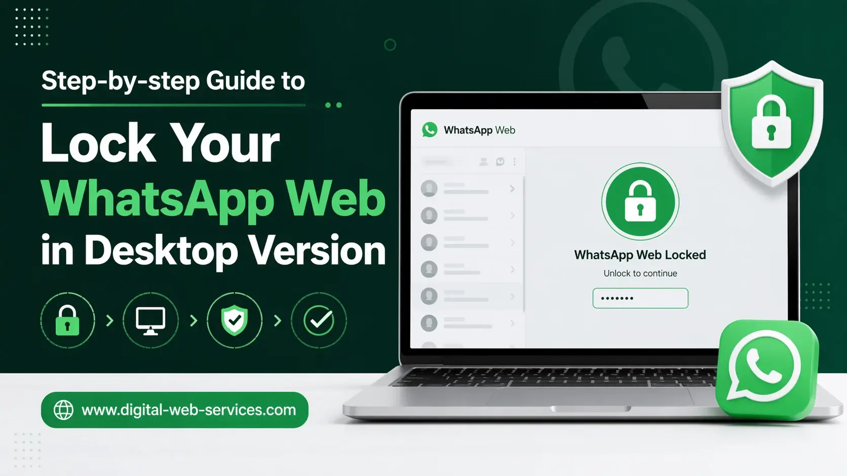 Step-by-step Guide to Lock Your WhatsApp Web in Desktop Version