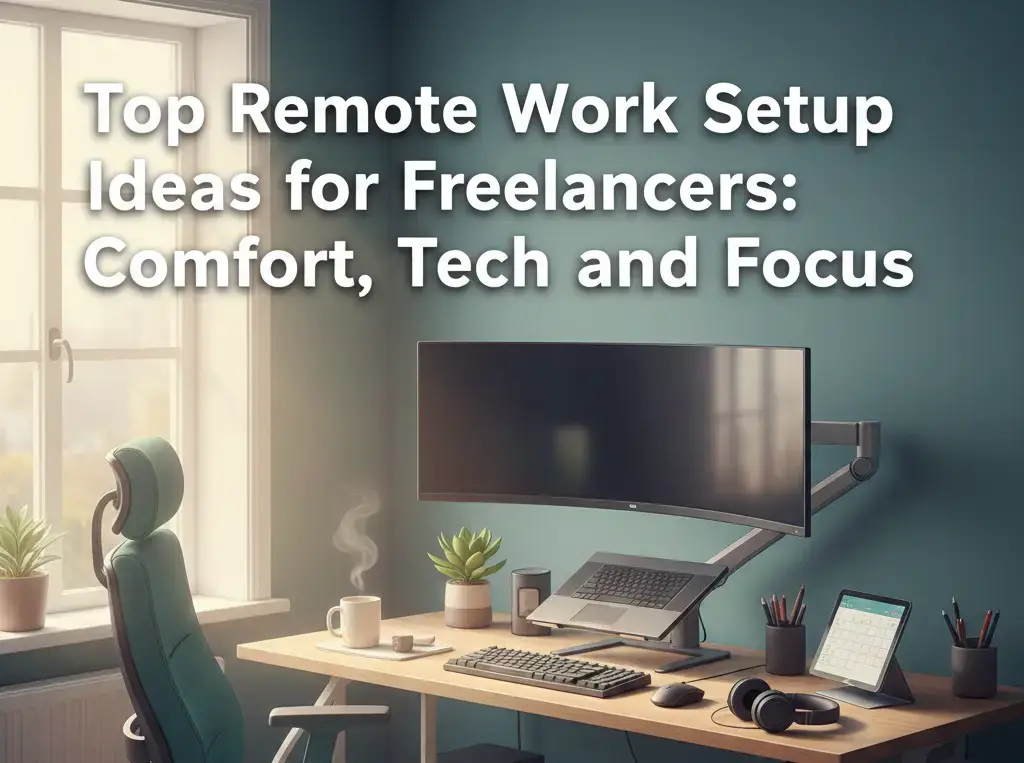 Top Remote Work Setup Ideas for Freelancers_ Comfort, Tech, and Focus
