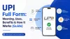 UPI Full Form