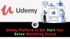 Udemy online marketing course