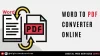 Word to PDF Converter Online