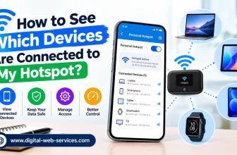 how to see which devices are connected to my hotspot