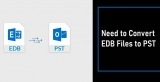 How to Convert EDB Files to PST File Format?