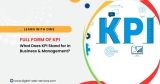 KPI Full Form – What Does KPI Stand For?