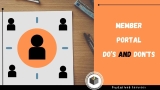 Member Portal Do’s and Don’ts