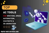 Top AI Tools For Writing, Email Automation, Chatbots & 3D-Animation
