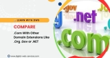 Compare .Com With Other Domain Extensions Like .Org .Gov or .NET