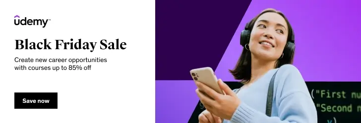 udemy Black Friday Sale